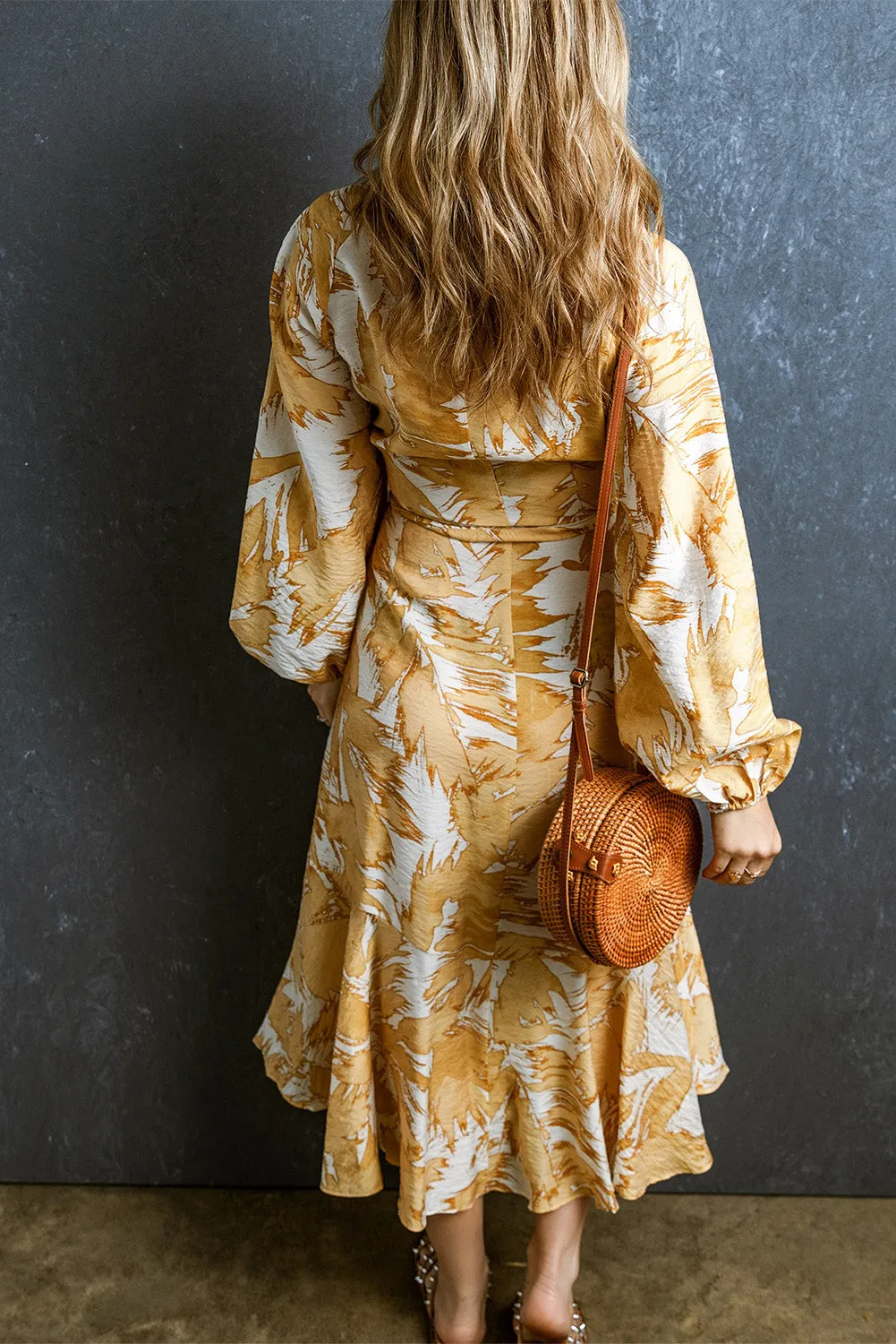 Wrap Bubble Floral Dresses